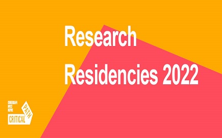 CALLING FOR APPLICATIONS FOR 2022 RESEARCH RESIDENCIES