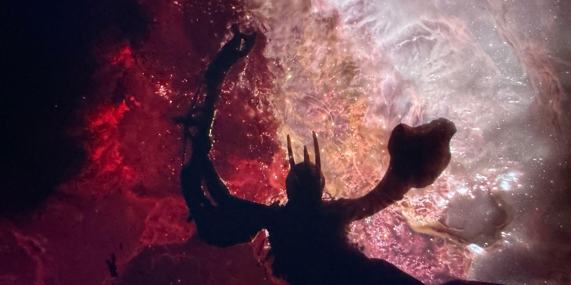 A spectral entity, slipstreaming through the multiverse.