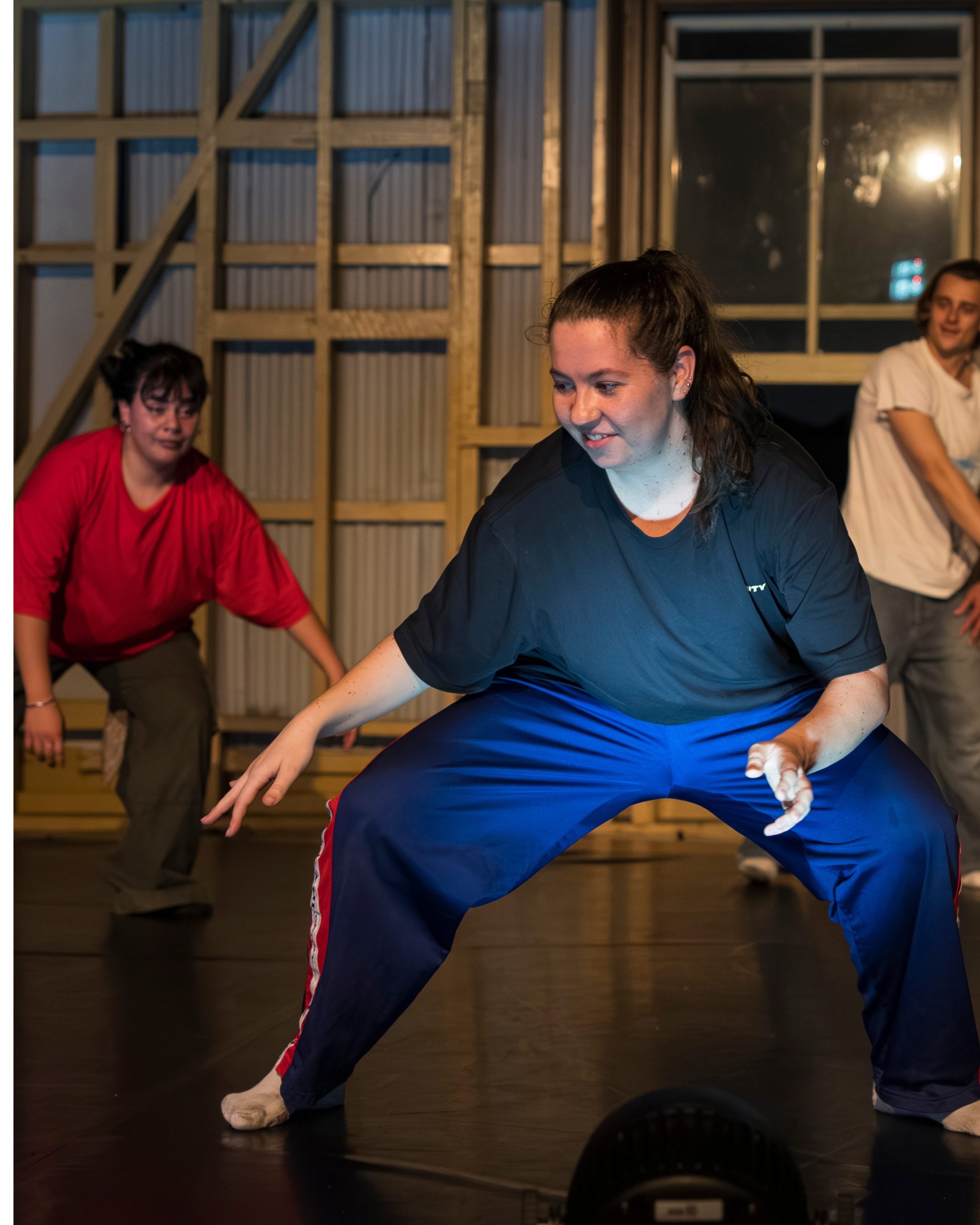 Amy Flannery, Gabriela Quinsacar and Jackson Garcia, 2025, photo by Anna Kucera.